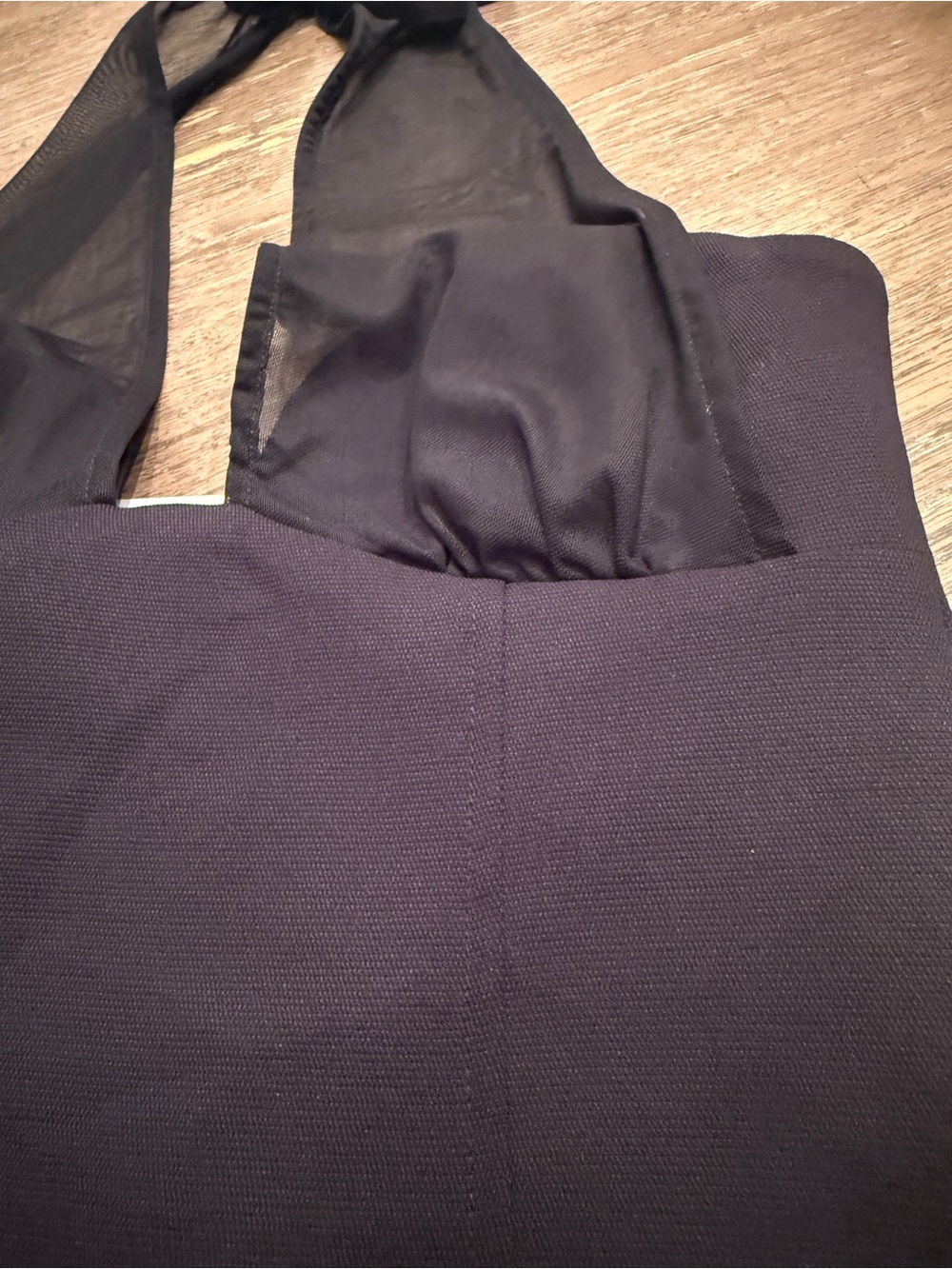 Kookai Black Halter Mesh Bustier Top - Picture 7 of 12